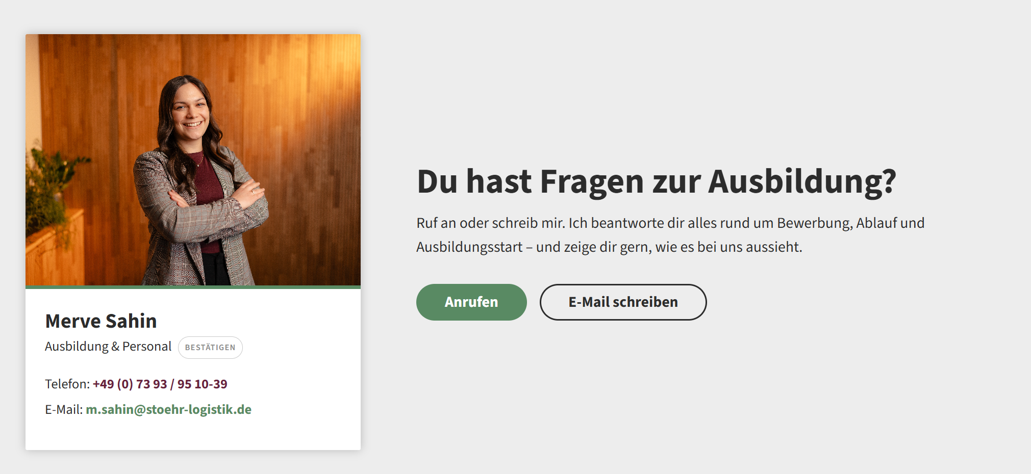Vorschau Steckbrief Ausbildung